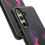 Melancholy Data Poster Phone Case, Glitch Anime Sky Tough Cover
