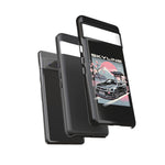 R34 Skyline GT-R Sakura Mountain JDM Tough Phone Case Gift