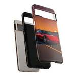 Red C4 ZR-1 King of the Hill Art Tough Phone Case