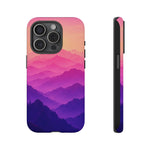 Pastel Mountain Haze Vaporwave Art Tough Phone Case