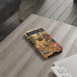 Guilty French Bulldog Phone Case, Confetti Watercolor Cover