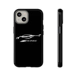 White C8 Z06 Phone Case for Chevy Fans, Tough Protective Cover