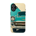 1957 Bel Air Turquoise Retro Tough Phone Case Classic Car Art Cover
