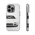White NSX Phone Case, Retro 90s JDM Supercar Cover, Gift for Car Lovers