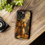 Poodle in Beret Phone Case | Vintage Paris Café Illustration