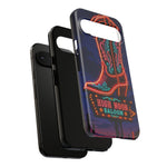 Neon Cowboy Boot phone case | High Noon Saloon design