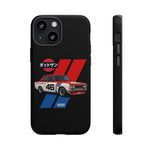VintageDatsun 510 Racing Stripe JDM Tough Phone Case Cover Gift