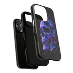 Holographic Skull Phone Case, Shattered Glass Iridescent Cover