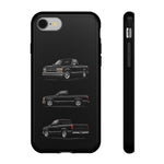 Black Silverado Classic Pickup Tough Phone Case for Chevy Truck Fans