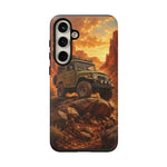 Land Cruiser FJ40 Classic 4x4 Red Rock Canyon Art Tough Phone Case