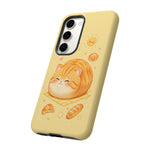 Orange Tabby Loaf Kawaii Chibi Pet Cat Art Tough Phone Case