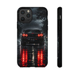 Night Rain R34 Skyline Car phone case | Sports Car Rear Lights, Reflective Road