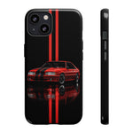 Fox Body Mustang Phone Case, Red 87 Muscle Car Stripe Studio Cover