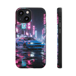 Skyline GT-R Tokyo Rain JDM Night Art Tough Phone Case