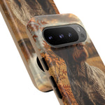 German Wirehaired Pointer Autumn Art Tough Phone Case