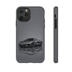 Matte Gray C8 Sports Car phone case | Tough Cases