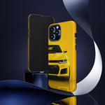 Yellow Camaro Phone Case, ZL1 American Muscle Car Tough Cover for Chevy Owners