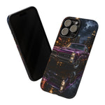 67 GTO Phone Case Purple, Rainy City Night Muscle Car Tough Cover