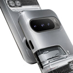Silver 64 Impala Phone Case, Chrome Lowrider Classic Cover for Men