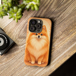Pomeranian Tiny Fox Fluffy Art Tough Phone Case