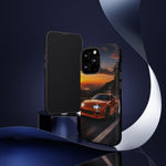 Supra MK4 Orange Touge Night JDM Speed Art Tough Phone Case