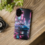 Skyline GT-R Tokyo Rain JDM Night Art Tough Phone Case