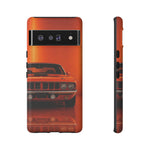 Orange Cuda Phone Case, 71 Classic Muscle Car Tough Cover