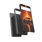 Z06 C8 Phone Case, Orange Racing Livery Studio Cover