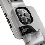 Silver C5 Sports Car Front View phone case | Tough Cover for Corvette Owners