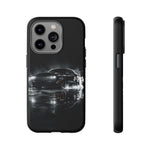 Black Sports Car Illustration 2023 Challenger SRT phone case | Car Drift Reflection