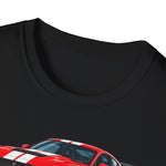 Red 2025 GT350 Muscle Car T-Shirt | Racing Mustang Graphic Tee