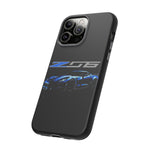 Blue C7 Z06 Sports Car Tough Phone Case Track Style Cover Gift