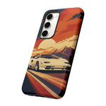 Retro Sunset Countach phone case | Sports car tough cover