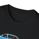 1965 Mustang Fastback T-Shirt | Vintage Car Illustration, Retro Racing
