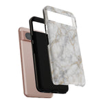 White Marble Pattern Phone Case | Tough Cover