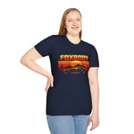 Foxbody Retro Sunset Car T-Shirt Classic Muscle Graphic Pony Car Tee