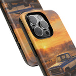 73 Chevy C10 Square body Truck Two-Tone Sunrise Tough Phone Case