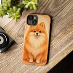 Pomeranian Tiny Fox Fluffy Art Tough Phone Case