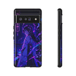 Neon Shrine Maiden phone case | Tough Case, anime vaporwave