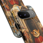 Corgi Royal Guard phone case | Cute British corgi soldier illustration