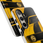 Z28 Yellow Camaro Retro Poster Tough Phone Case