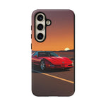Red C4 ZR-1 King of the Hill Art Tough Phone Case