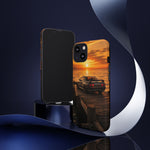 Sunset Skyline R32 on Pier phone case | Tough Covers