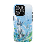 Copy of Silver Butterflies Tough Case | Blue Sky Water Droplets Phone Cover