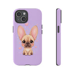 French Bulldog Bat Ears Kawaii Pet Dog Art Tough Phone Case