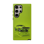 Green Cuda Muscle Car phone case for Gear Heads