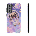 Cute Astronaut Pug Phone Case | Space Puppy Galaxy Stars