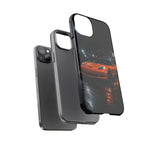 Orange C6 Neon Car Meet Tough Phone Case