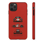 1967 GT40 Mk IV Red Race Car Tough Phone Case Cover Gift