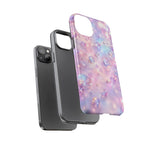 Rhinestone Sparkle Phone Case, Pastel Gradient Cover